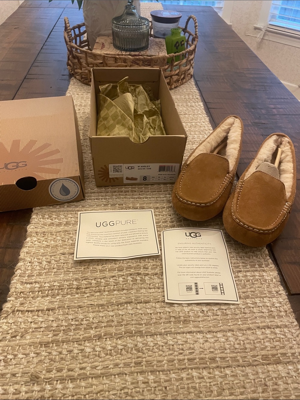 UGG Women’s Slip-On Suede Moccasin in Chestnut Brown - the Ansley